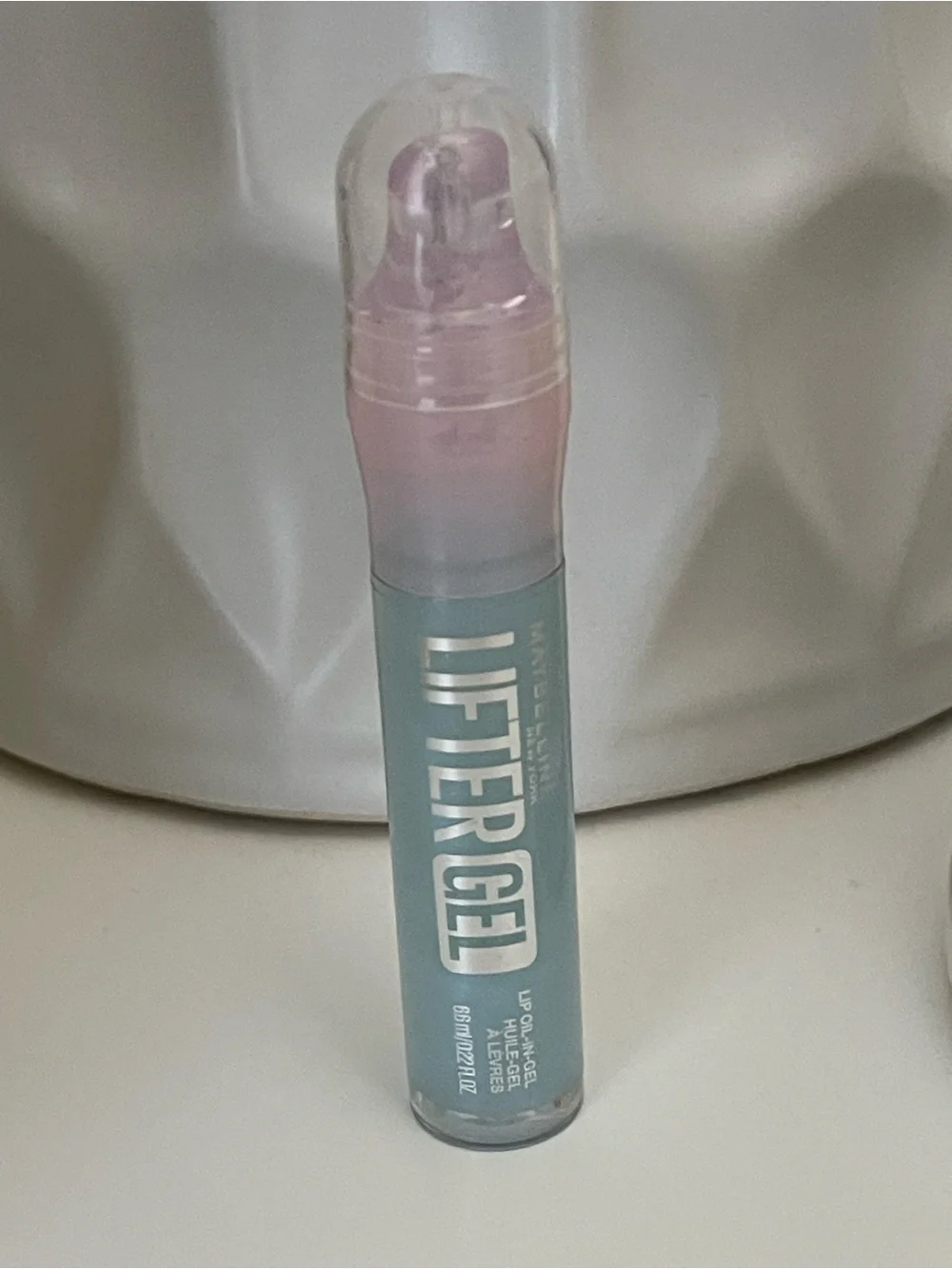 NEW! Maybelline LIFTER GEL OIL-IN-GEL LIP GLOSS WITH HYALURONIC ACID (Blue Boba)